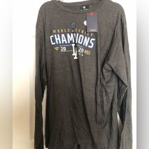 Dodgers World Series mens long sleeve 2xl